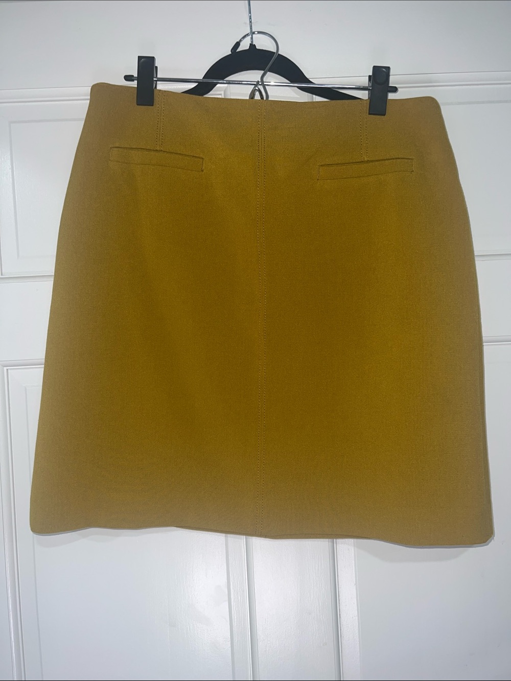 Ann Taylor Mini Skirt in Mustard Gold